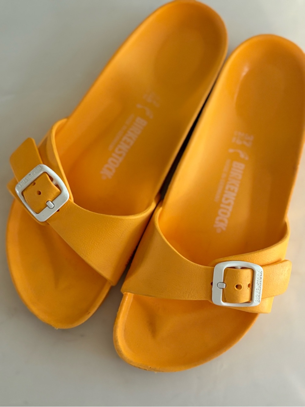Birkenstock Orange EVA Madrid Slide